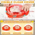 Chicken shredder tool twist orange 0017