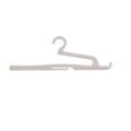 Space saving non-slip denim and pants hanger made of durable ABS plastic