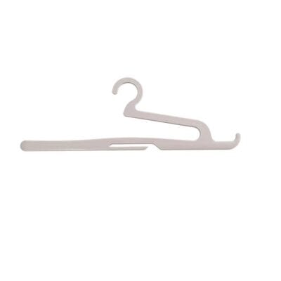 Space saving non-slip denim and pants hanger made of durable ABS plastic
