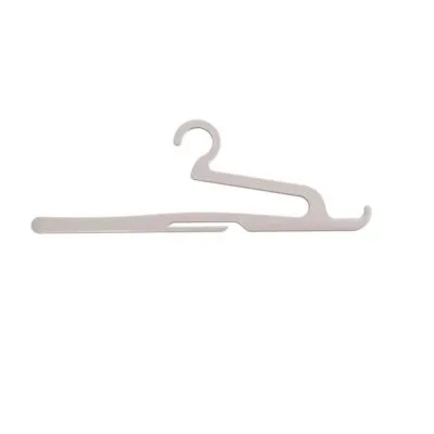 Space saving non-slip denim and pants hanger made of durable ABS plastic