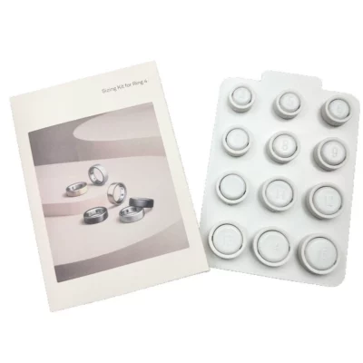 Sizing Kit for Ring 4 with multiple sizing rings for accurate smart ring size measurement and comfortable fit selection