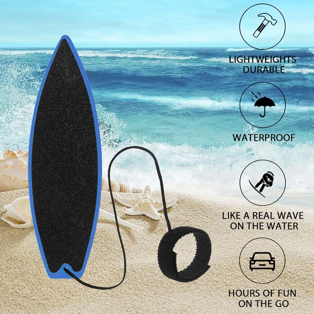 Aerodynamic durable finger surfboard for tricks and stunts