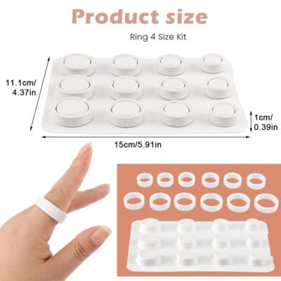Oura Ring 4 Sizing Kit with multiple ring sizes for accurate smart ring measurement and fit verification