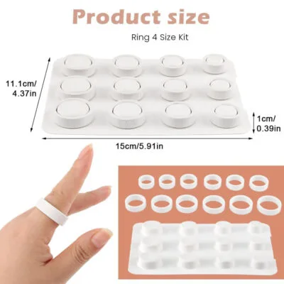 Oura Ring 4 Sizing Kit with multiple ring sizes for accurate smart ring measurement and fit verification
