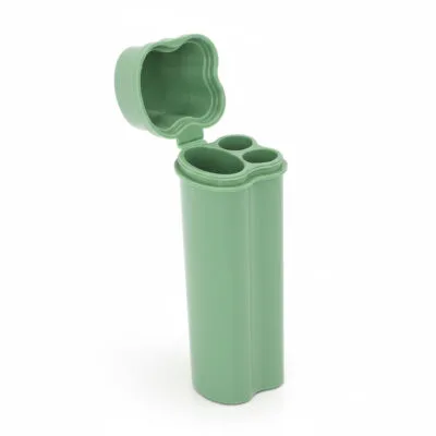 Portable cigarette case with lighter holder and waterproof design