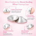 Silver Nursing Cups detail