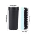Beard cleaner tool for sink with compact travel case by DAQIDA size 001