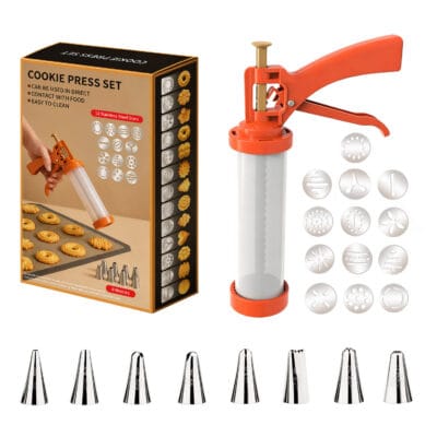 wholesale custom plastic kitchen cookie press gun for baking