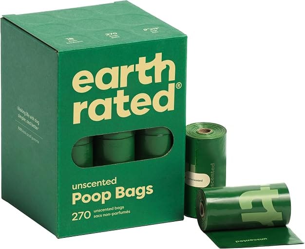 Dog waste bag refill rolls in boxed packs